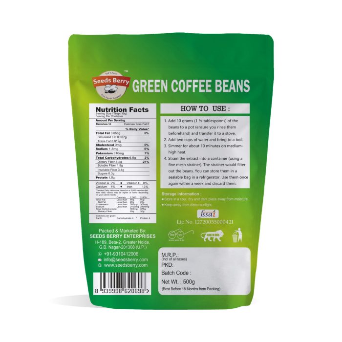 Raw Green Coffee Beans Raw Green Coffee Beans
