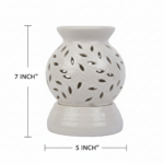 Handicrafts Ancient Matki Shape Electric Ceramic Aroma Oil Diffuser/Natural Air Fragrance for Office/Home Decor/Spa/Living Room - Image 3
